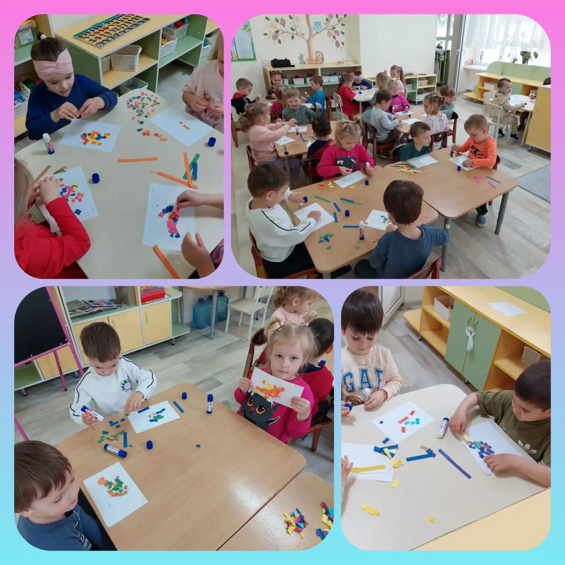Аппликация-мозаика «🐦Птичка невеличка🐦‍⬛» — это увлекательное занятие, которое помога...