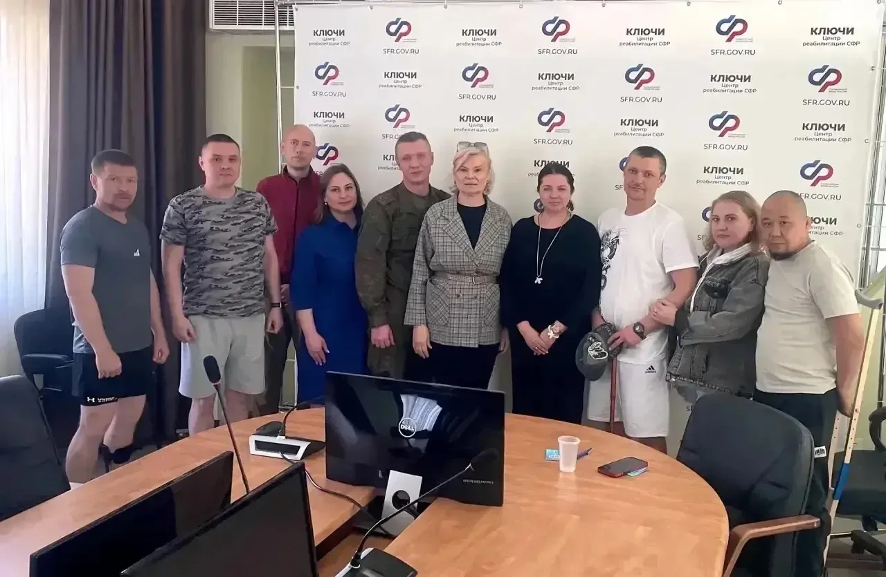 В центре реабилитации «Ключи» состоялась встреча с участниками специальной военной операции, которые