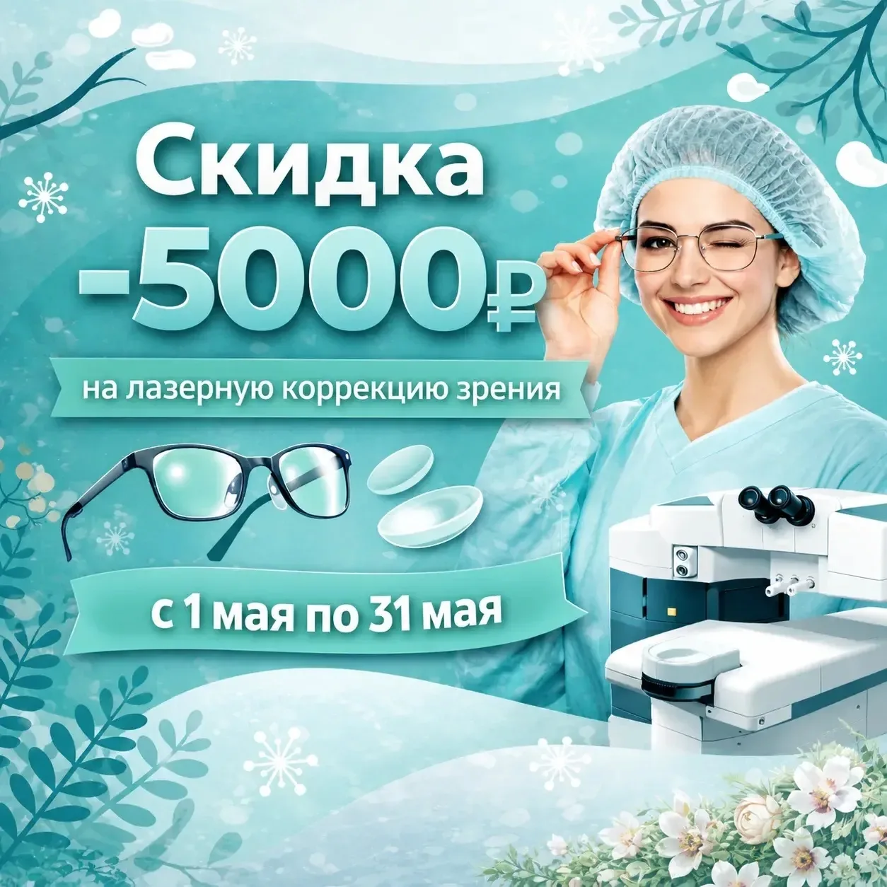 А если завтра вы проснётесь — и увидите мир ИДЕАЛЬНО чётко? 👀✨