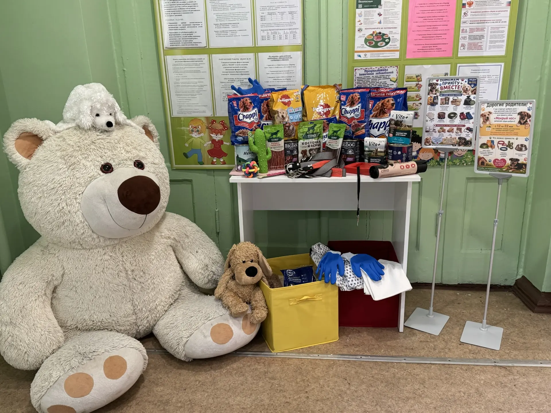 Дорогие родители! ❤️

С радостью сообщаем: за эти дни наша благотворительная акция для приюта собак 