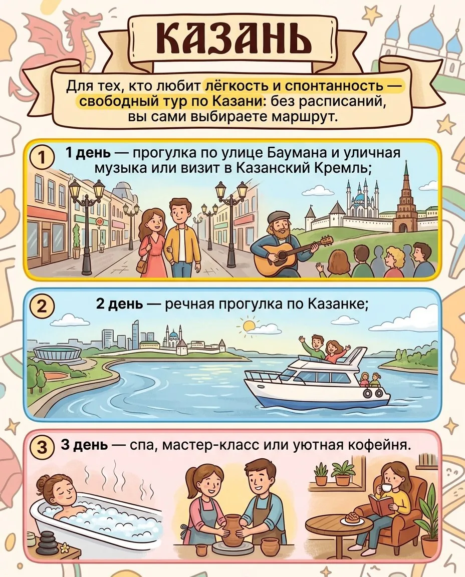 Казань прекрасный город— город, где встречаются история и современность, и каждое мгнов...