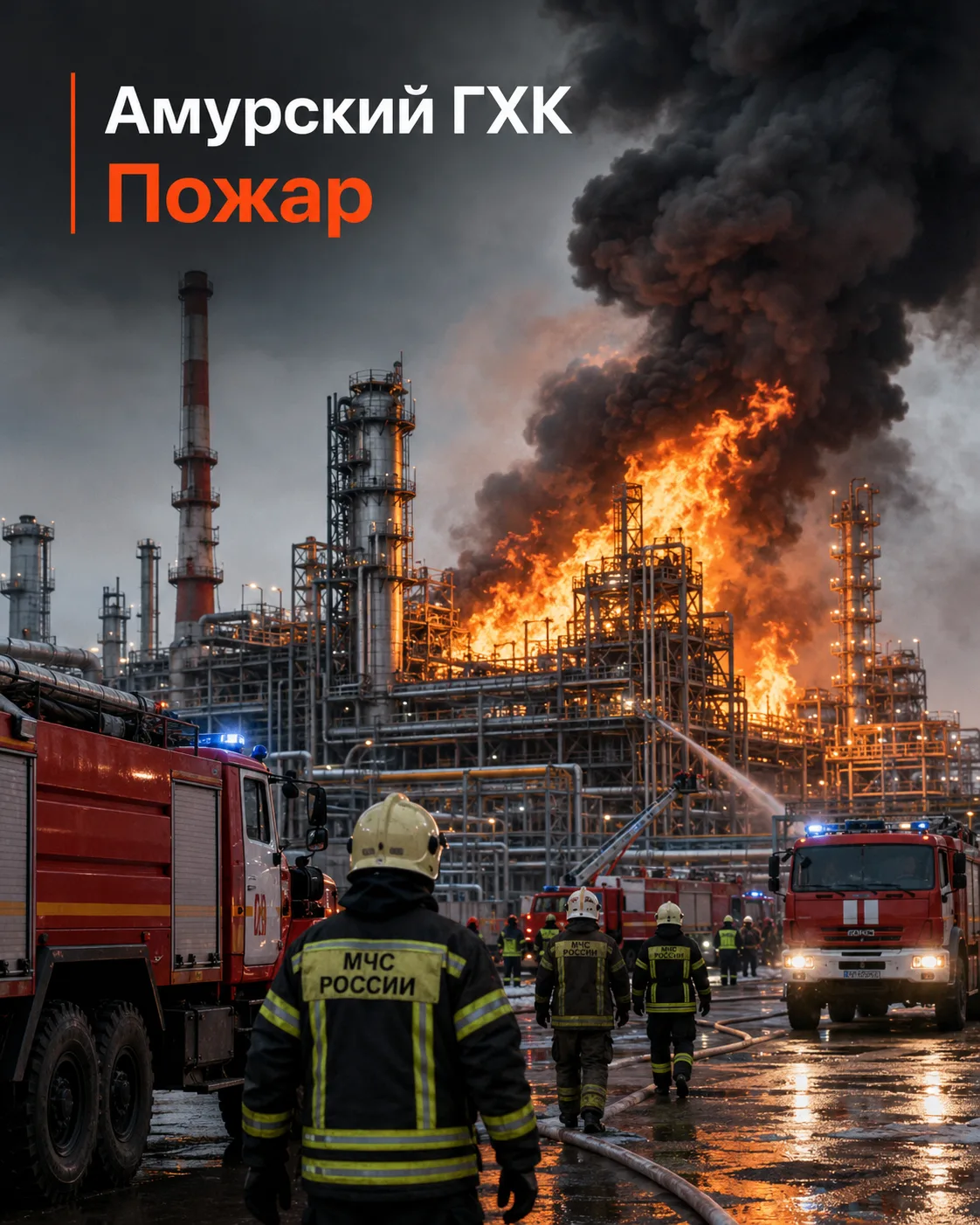 ЧП на Амурском газохимическом комплексе: пострадал 131 человек