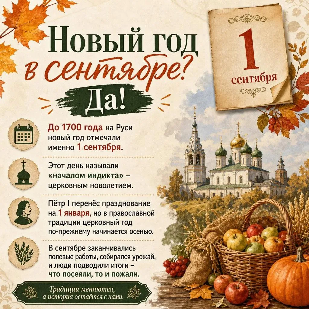 С началом осени и с Новым годом! 🎄🍂