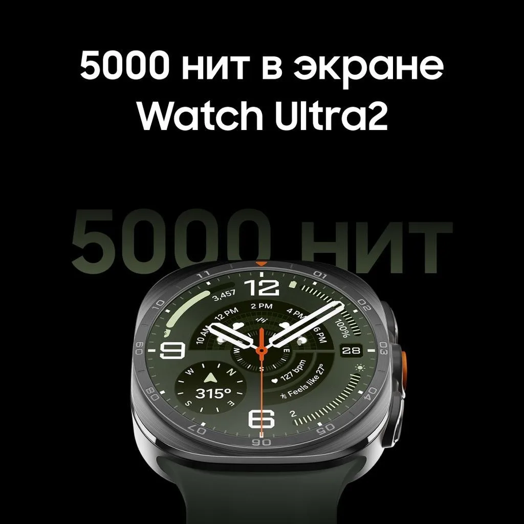 ⌚️ Новый мировой рекорд в номинации «самый яркий дисплей смарт-часов» - у Watch Ultra2!