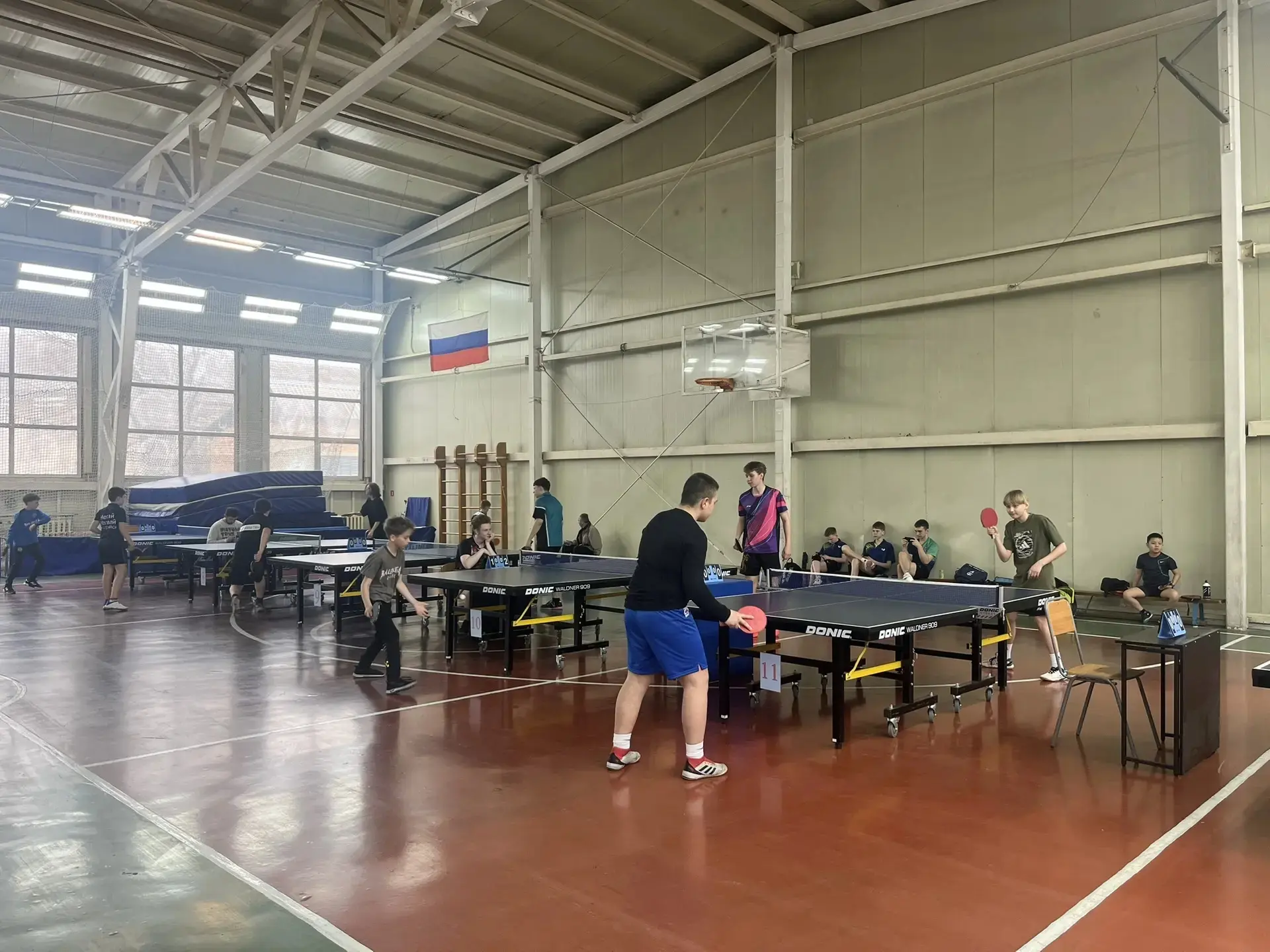 🏓 Сегодня проходили личные соревнования по настольному теннису в рамках Чемпионата УГО среди школьни