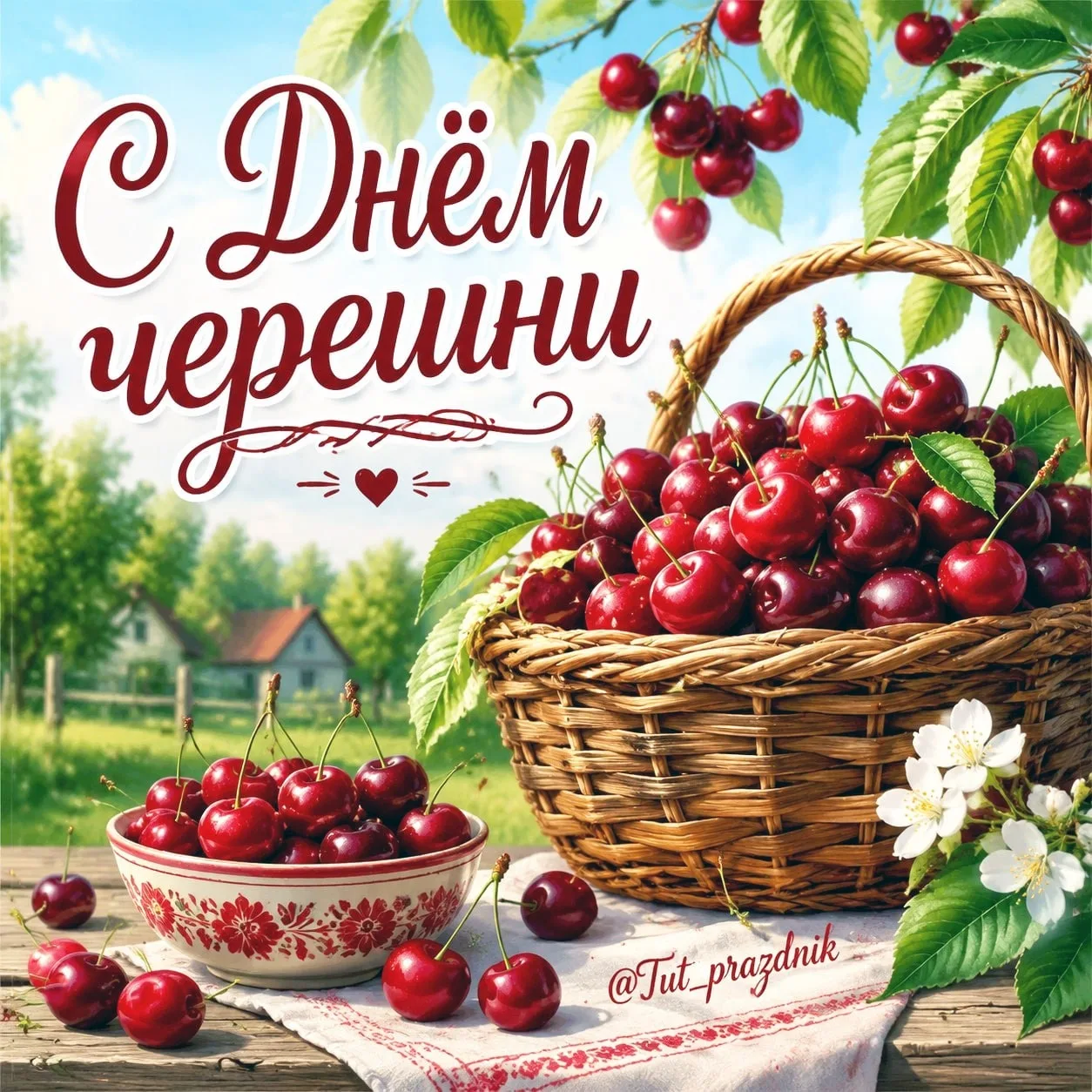 🍒☀️ 29 июня — День черешни ☀️🍒