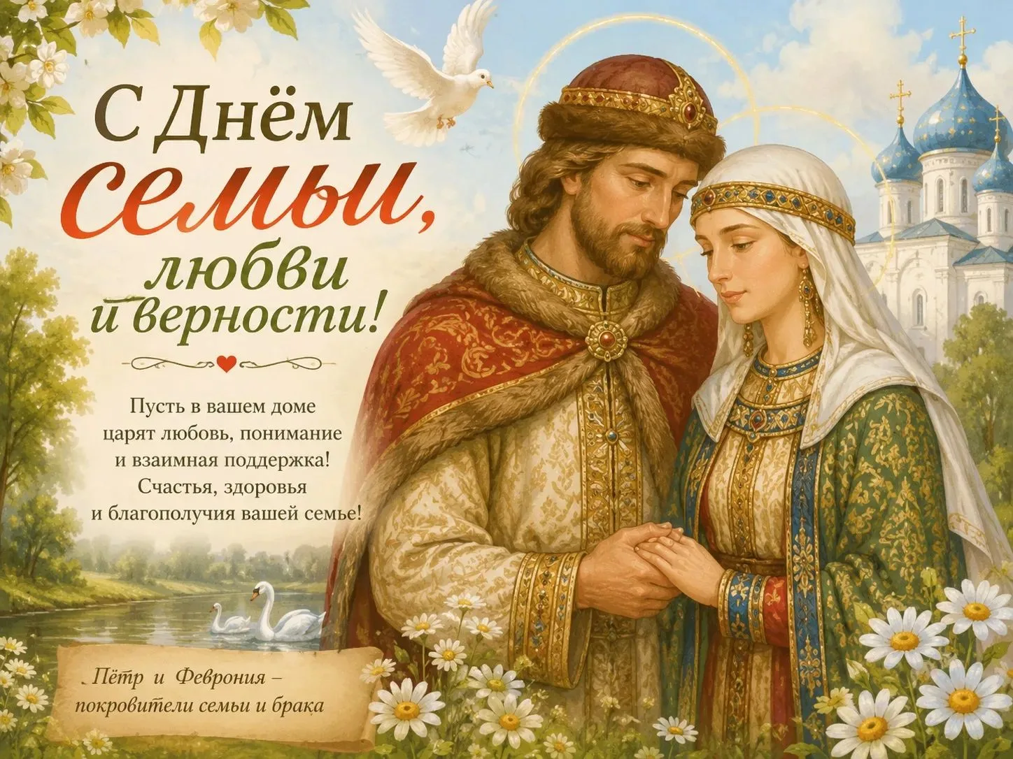 🌼 С Днём семьи, любви и верности!

Есть люди, к которым всегда хочется возвращаться. С ними хочется