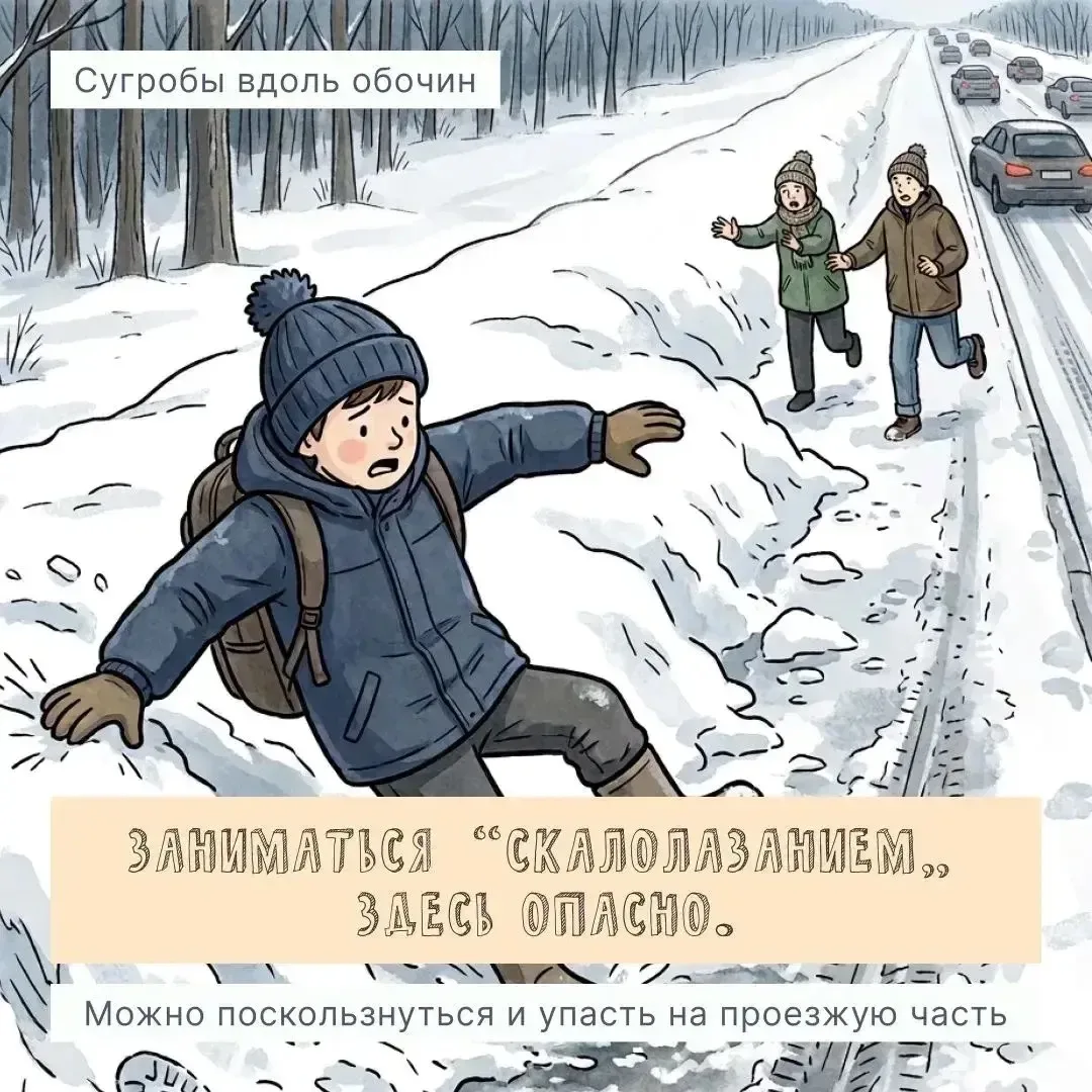 Весна — время, когда на дорогах появляются так называемые «дорожные ловушки» для юных пешеходов 🚸  Т