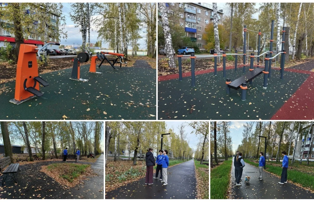 В Стерлитамаке завершено комплексное благоустройство аллеи на улице Элеваторной.