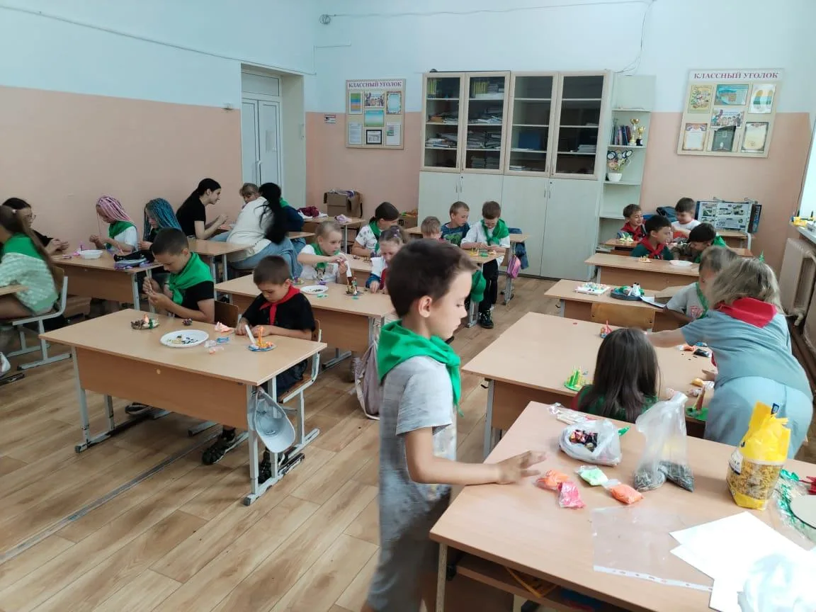 Педагог дополнительного образования Шихевич А.А. провела интересный мастер-класс для воспитанников л