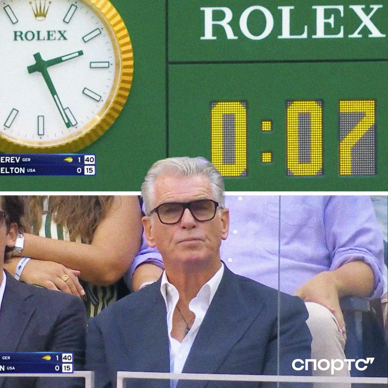 🔫🤫 Режиссер финала US Open поймал идеальный момент – сначала показал таймер на отметк...