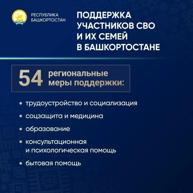 ✅Меры поддержки для участников СВО и их семей
