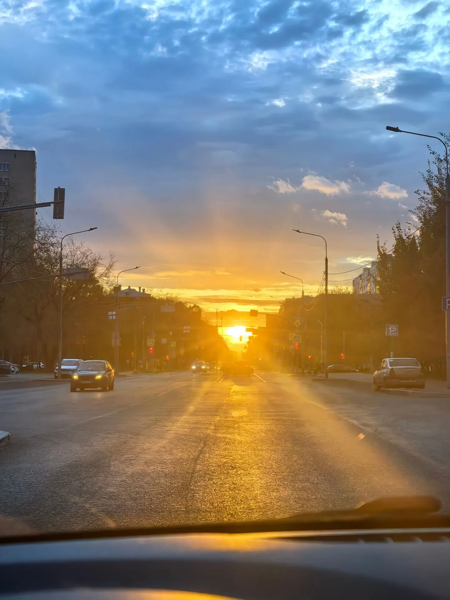 Когда продлила права , необходимо сесть за руль с музыкой, по родному району🥰