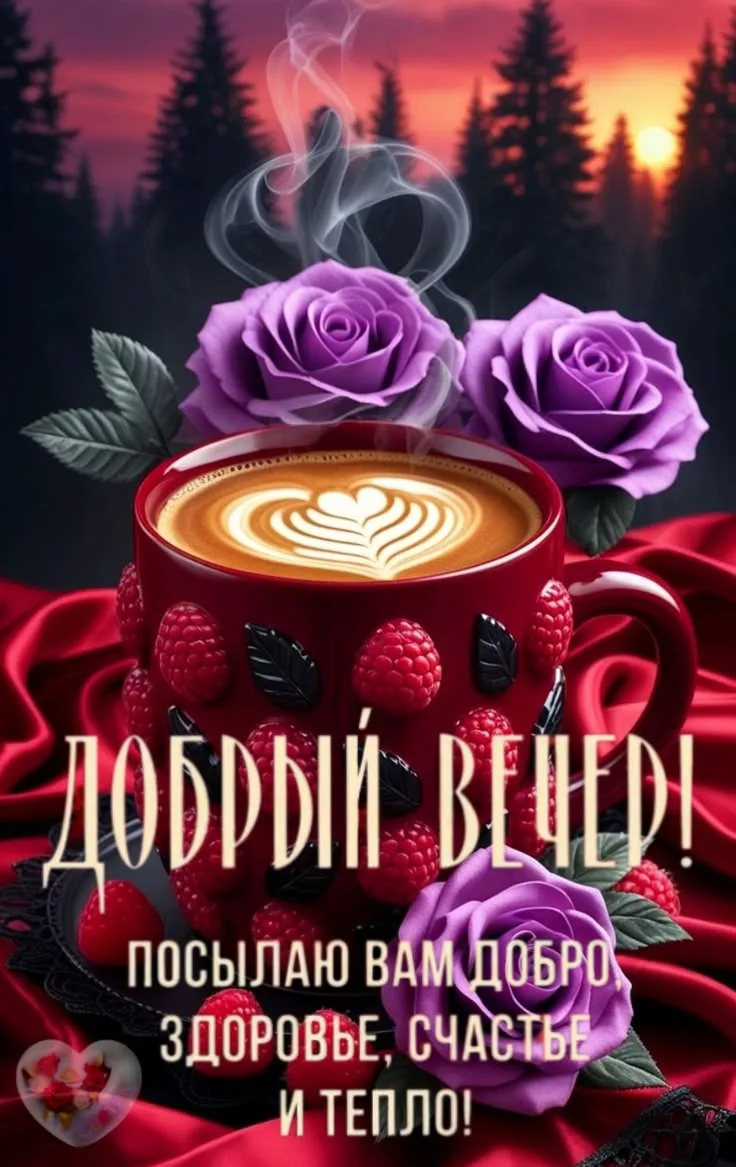 Хорошего вечера! Приятного отдыха! ✨💐