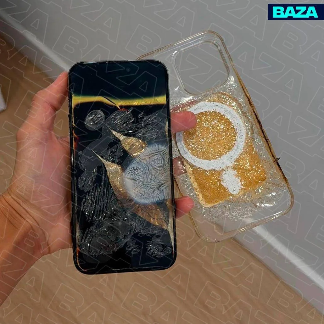 iPhone 15 Pro Max взорвался на зарядке у москвички.