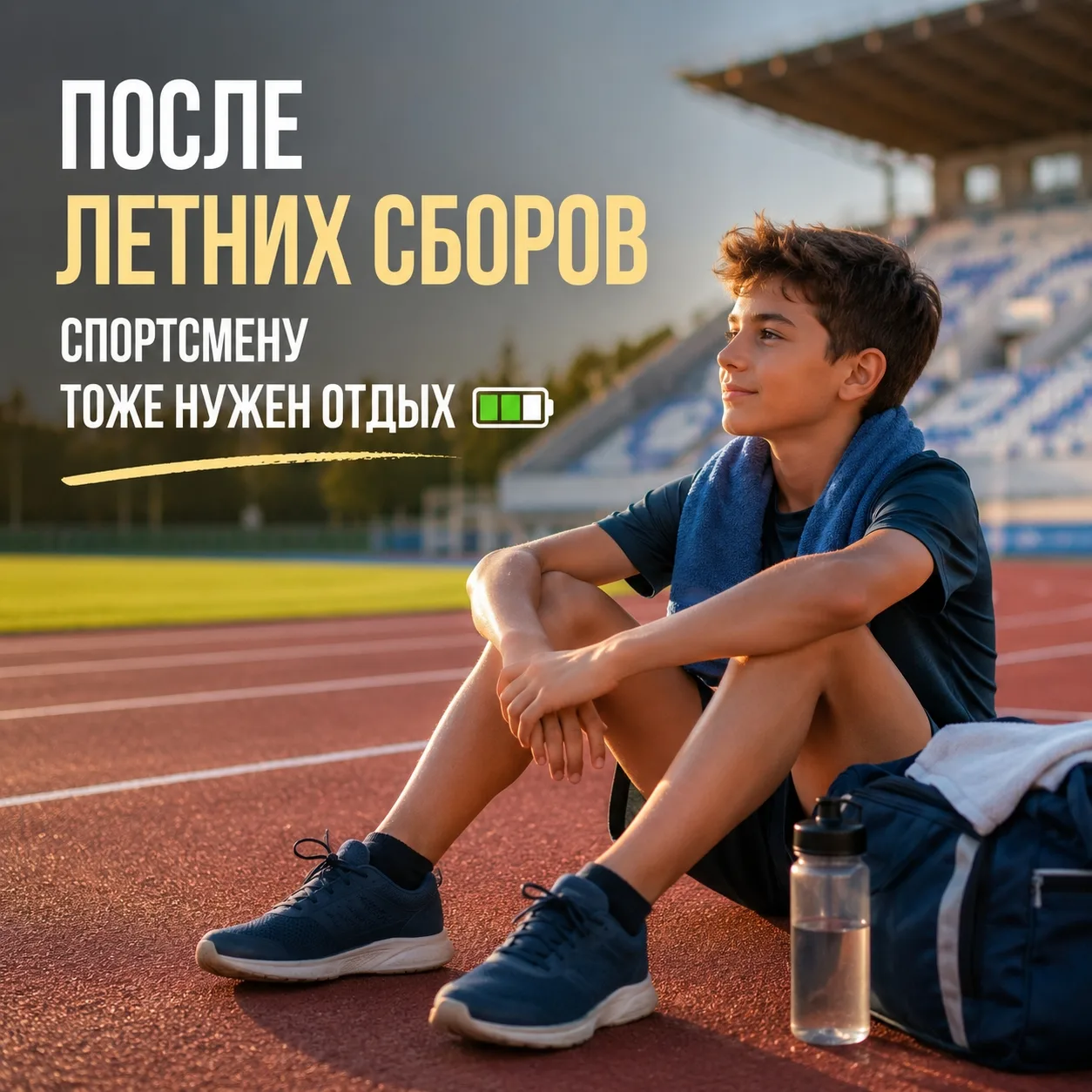 Выжали как лимон? Как помочь юному спортсмену восстановиться после летних сборов 🔋