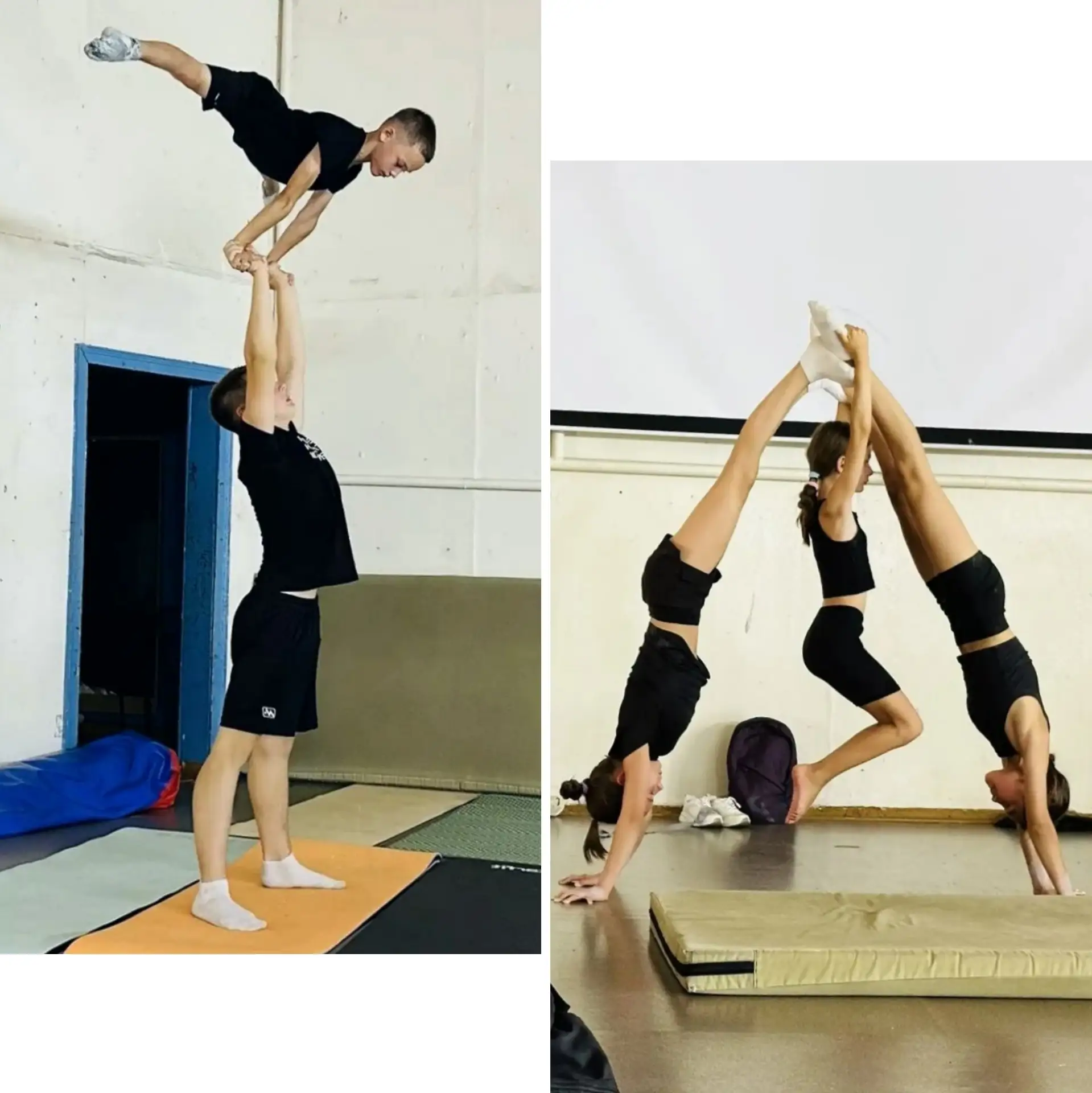 💛🤸‍♂️ "Уфимский Сокол" задаëт темп — и наши акробаты держат его вместе с ним.