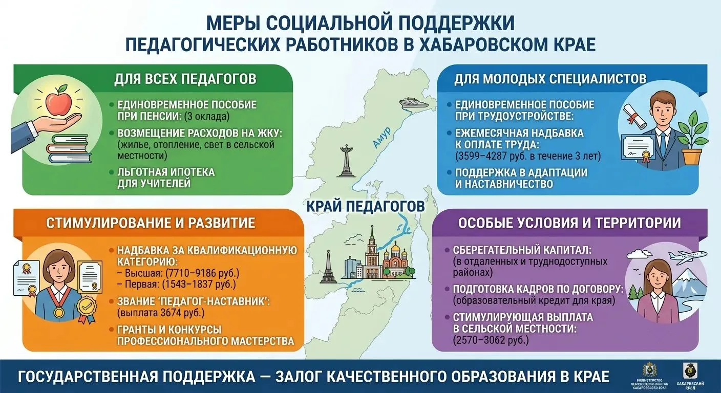 Новые меры поддержки педагогов Хабаровского края!