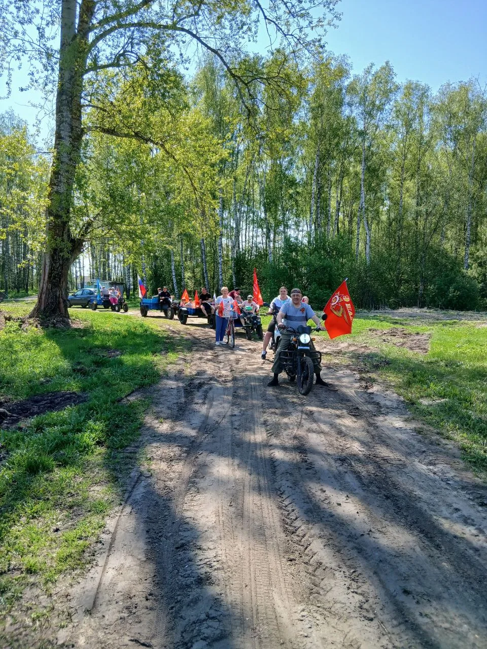 Сегодня  в с. Подгорное состоялся патриотический велопробег в честь  81-й годовщины Поб...