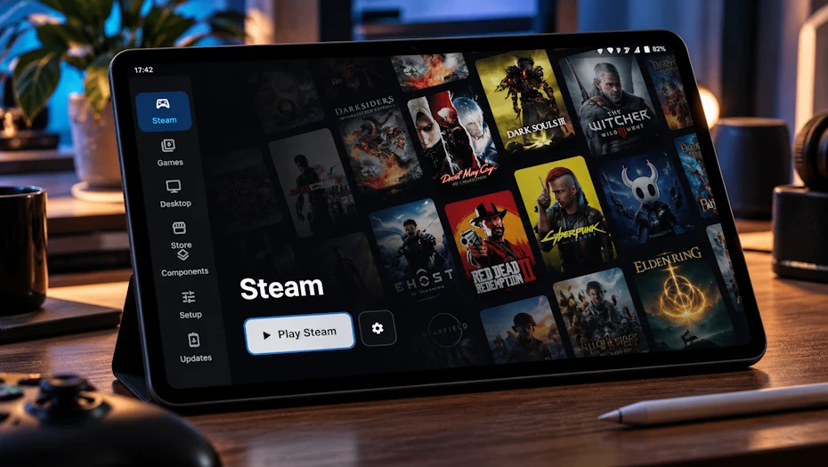 Как запускать ПК-игры из Steam на Android? DroidDeck превращает смартфон или планшет в ...