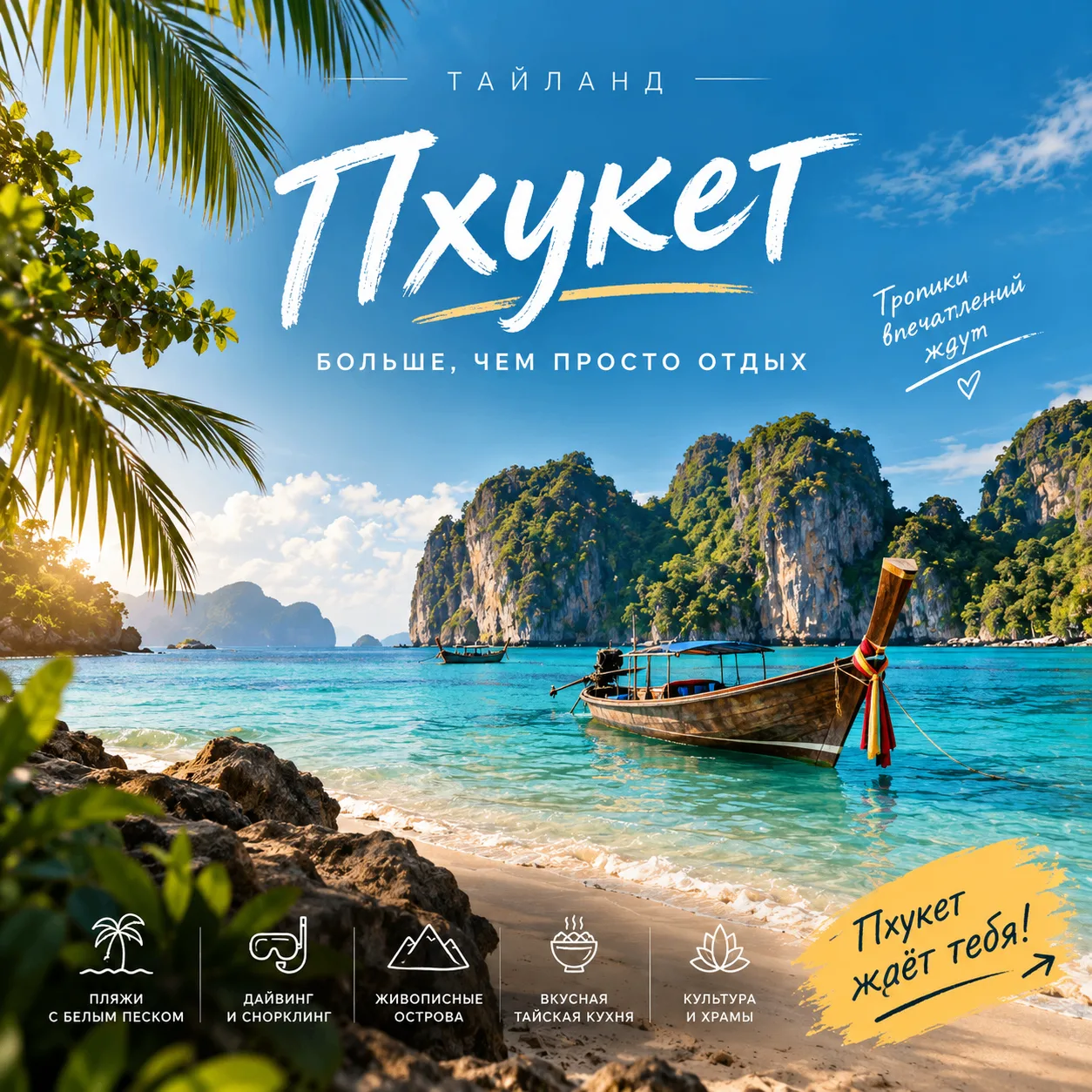 🌴 Пхукет — когда хочется не просто отдохнуть, а действительно почувствовать себя в отп...