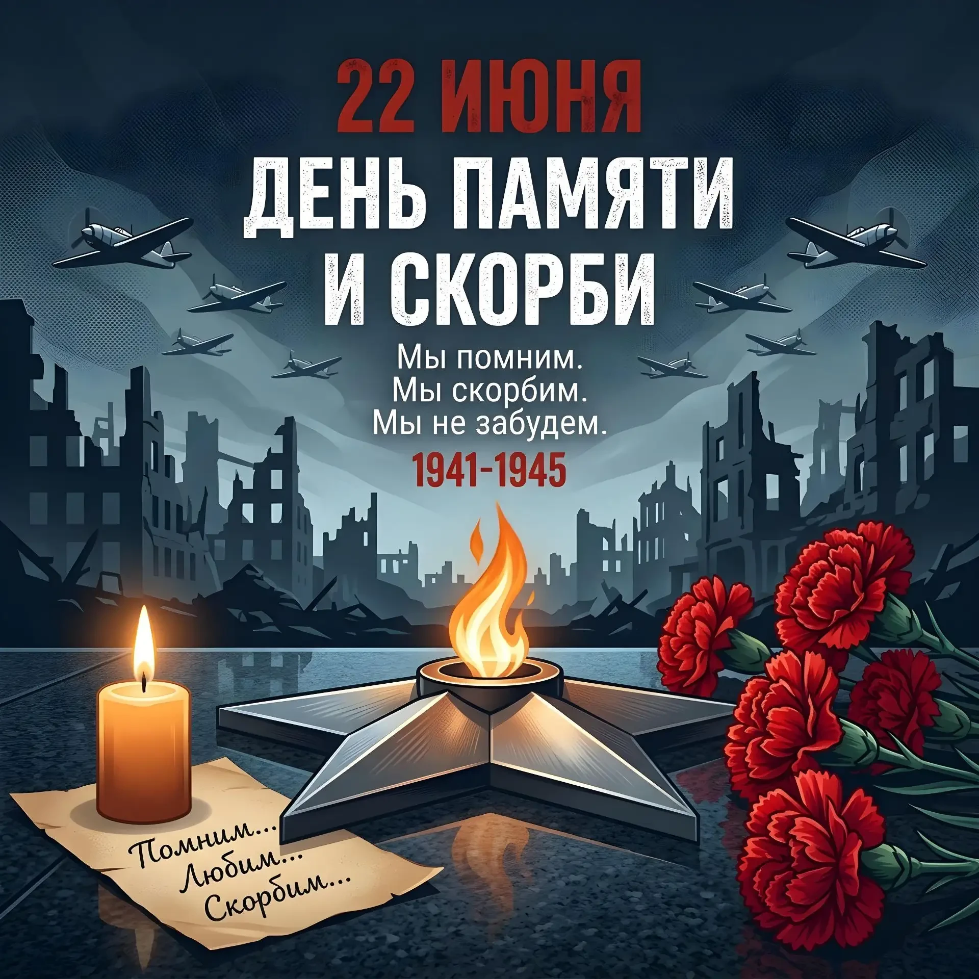 🕯 22 июня — День памяти и скорби.