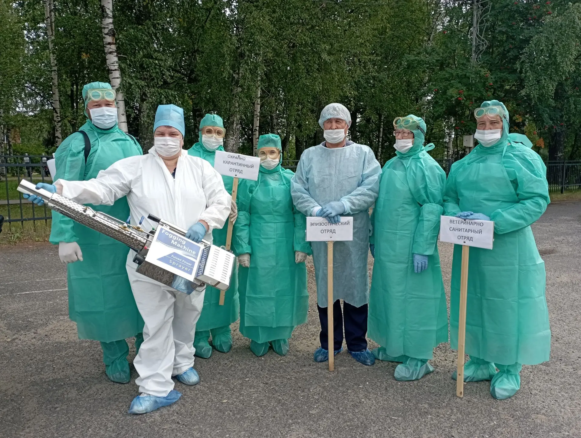 Никольская РАЙСББЖ делится кадрами рабочих будней Айболитов 💉