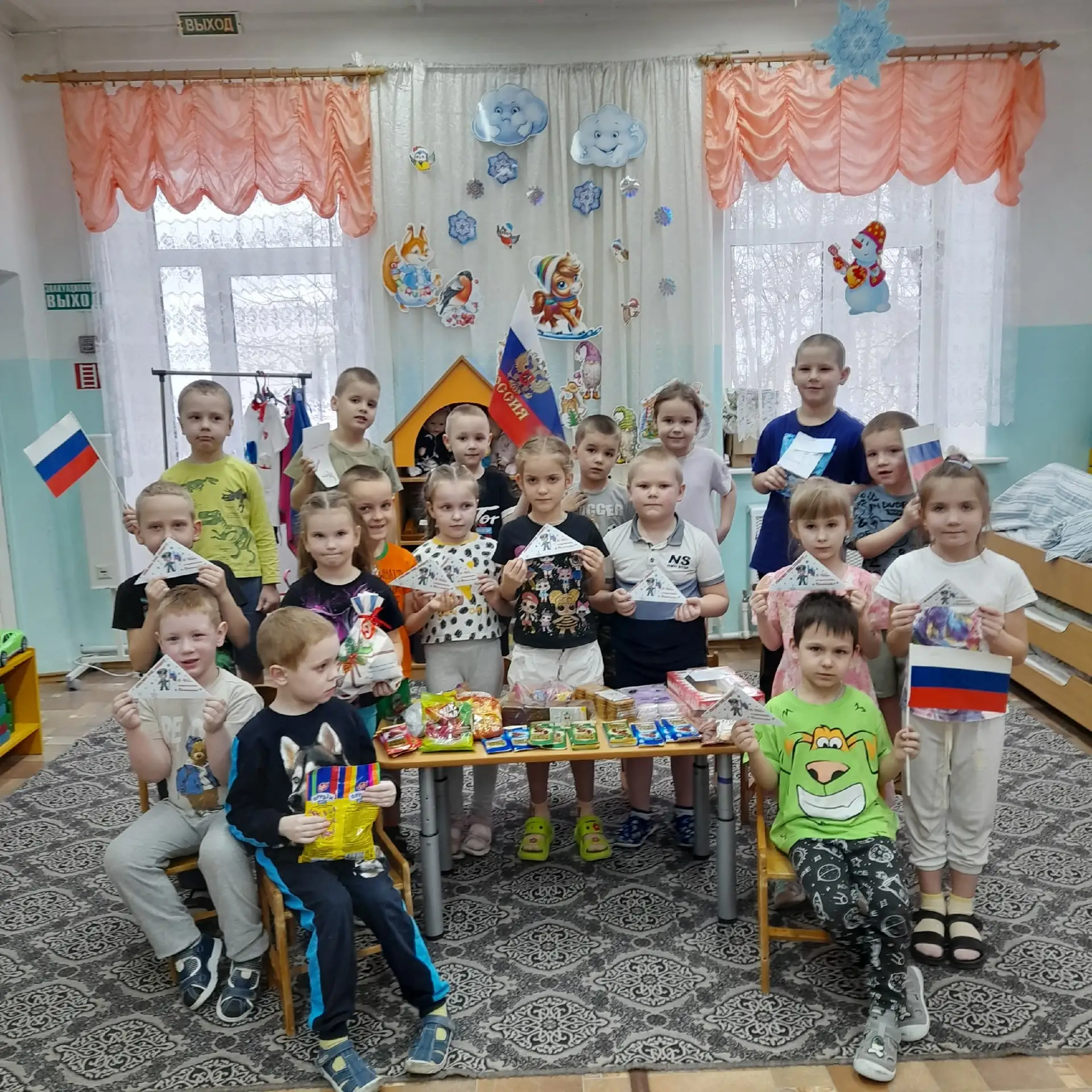Отделение детский сад 5 присоединились к акции "Сладости для бойца!"