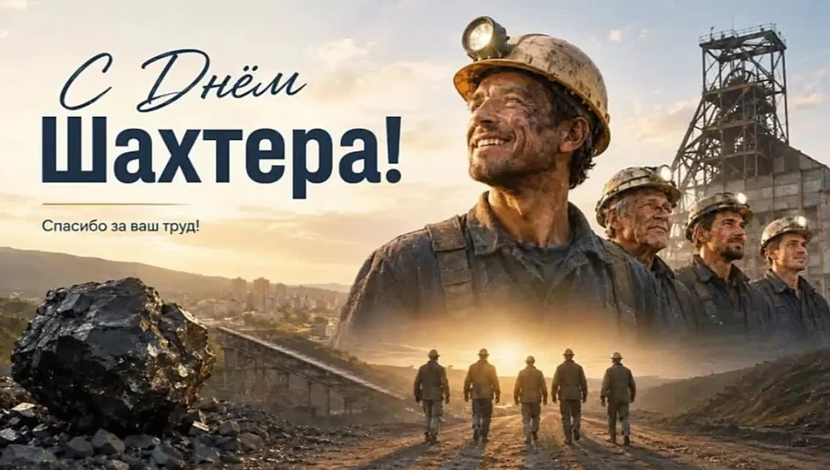 Поздравляем с Днем шахтера. Спокойных вам трудовых будней, надежных товарищей по работе...
