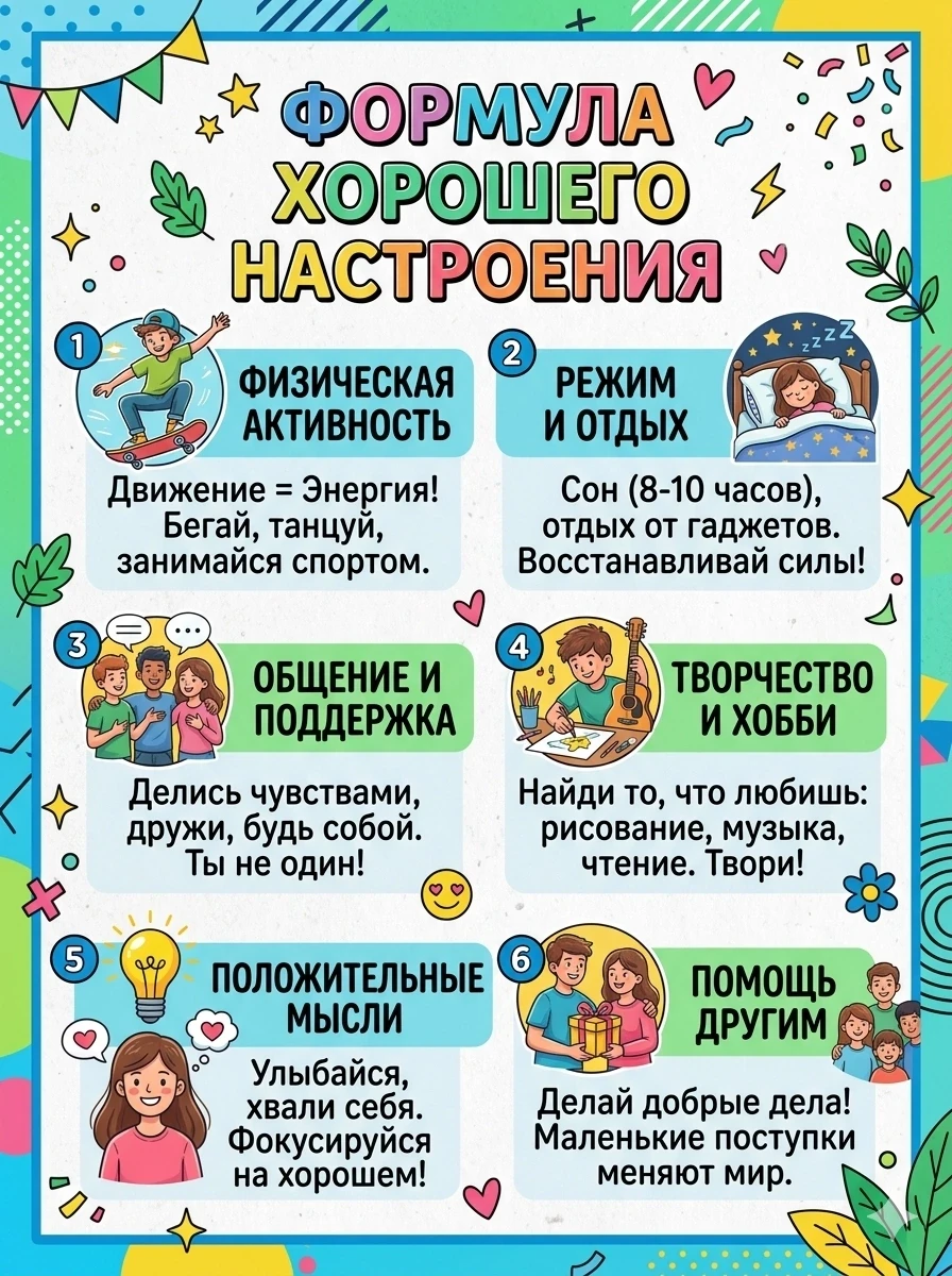 📌 Педагог-психолог Козлова Галина Николаевна советует 

 Чек-лист: Как не сойти с ума, когда вокруг