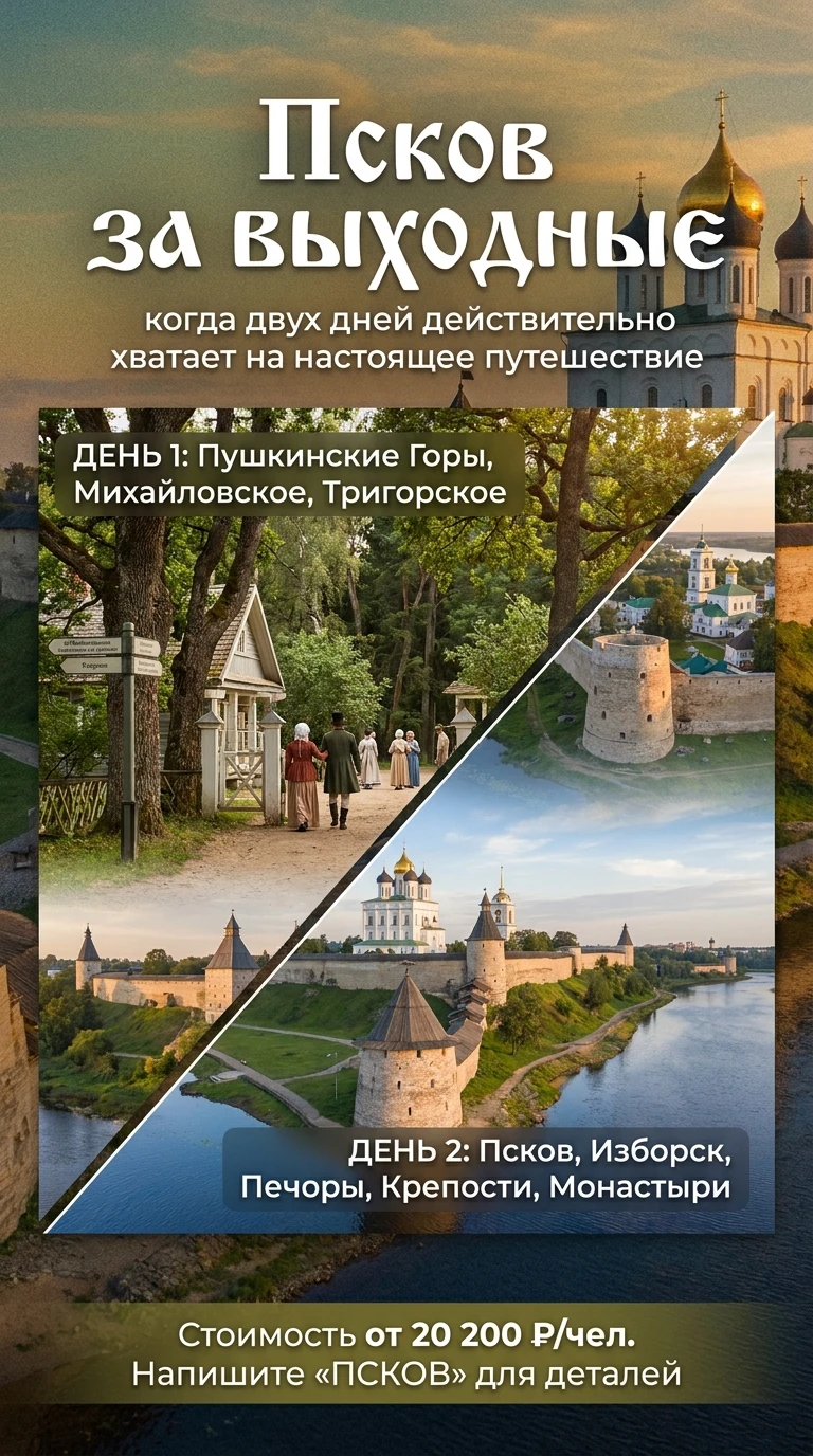 Псков за выходные: когда двух дней действительно хватает на настоящее путешествие