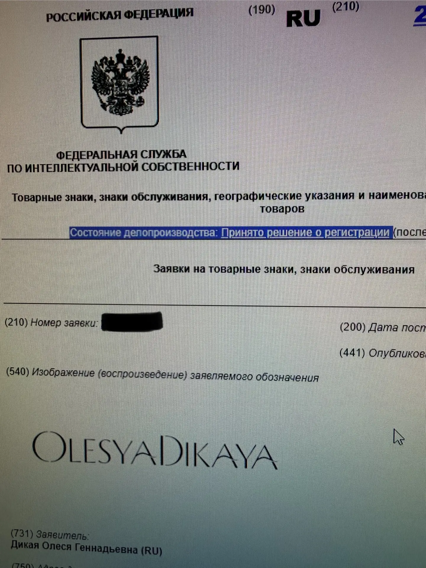 Экспертиза по существу длилась 7 месяцев 🫠. Конечно, я переживала, какое решение примет Роспатент н