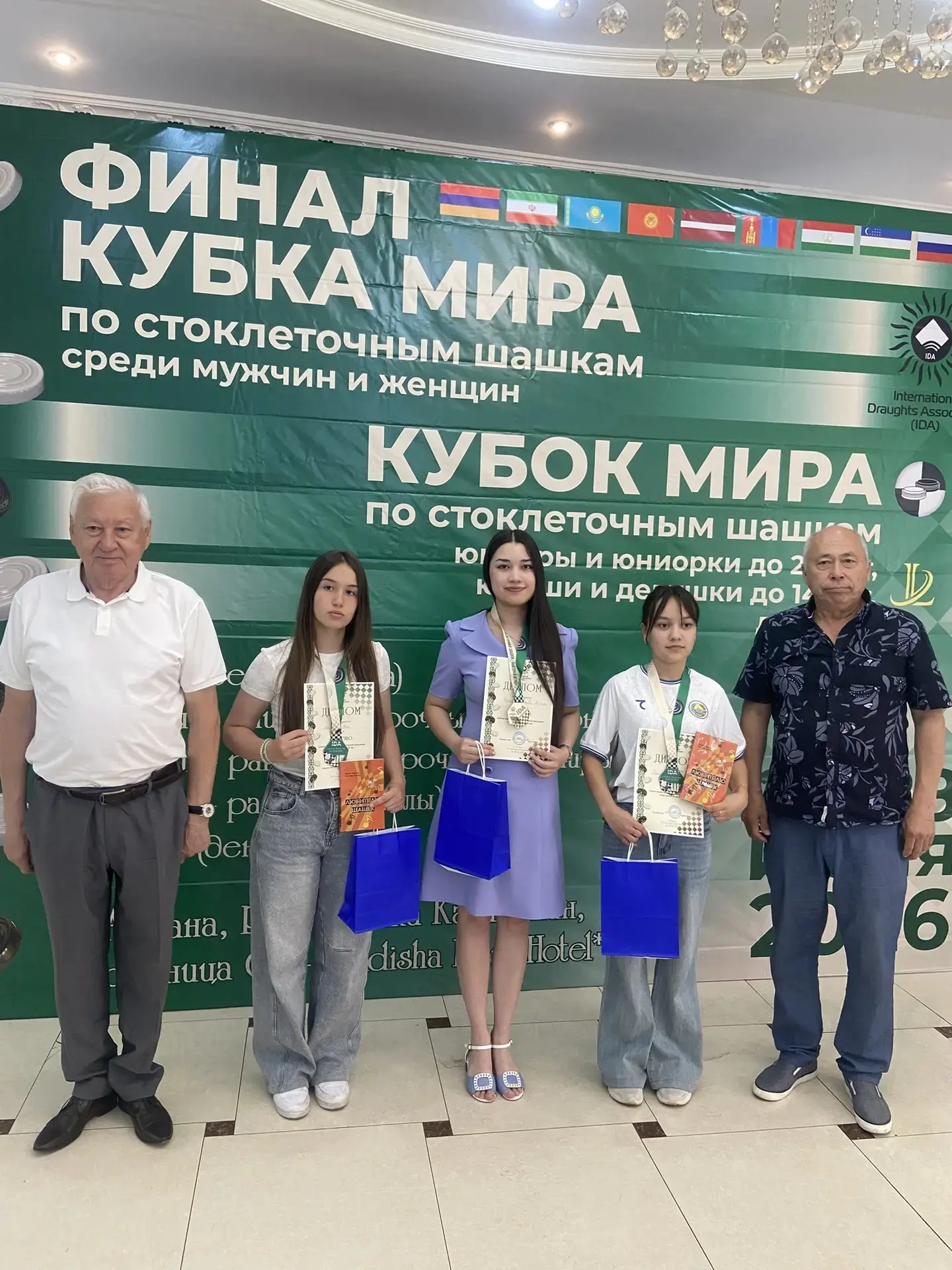 Мухаметьянова Айгиза победительница Кубка мира по стоклеточным шашкам (быстрая игра) ср...