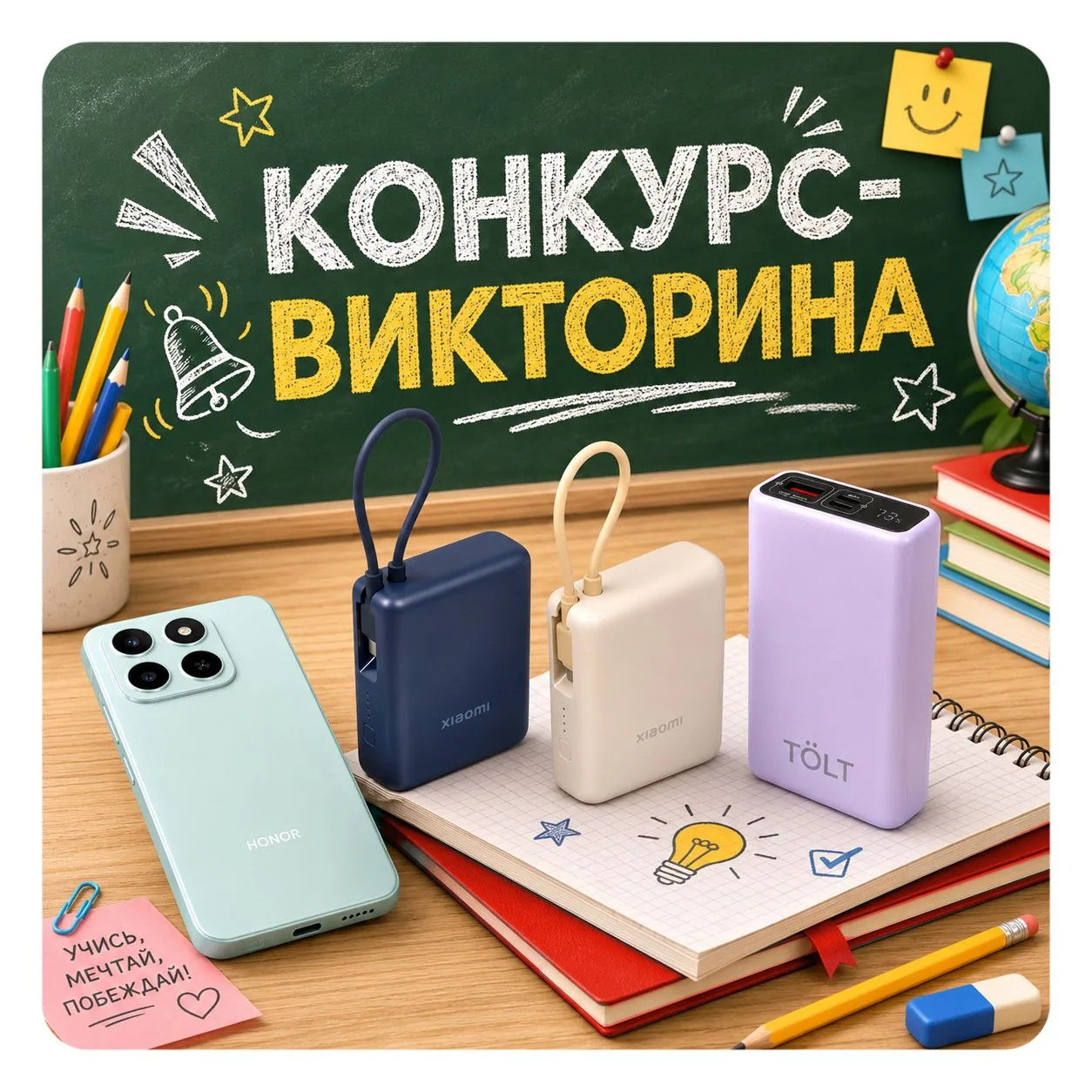 🔔 Конкурс-викторина к началу учебного года! 📚