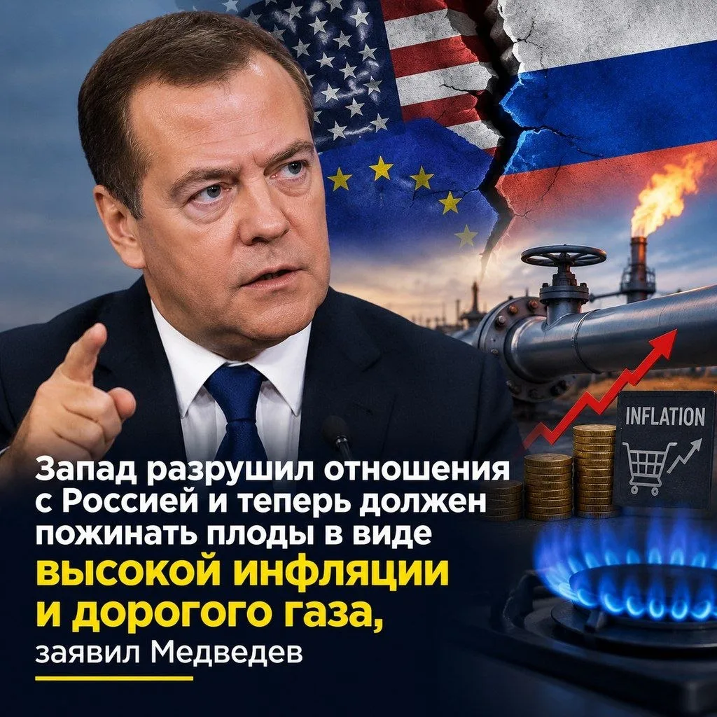 Запад разрушил отношения с Россией и теперь должен пожинать плоды в виде высокой инфляц...