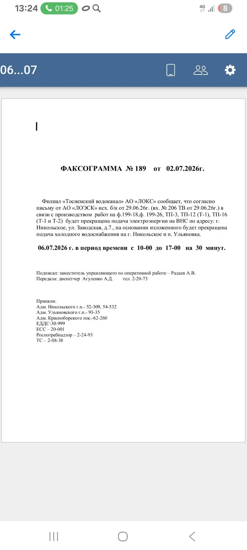 Медиа публикации