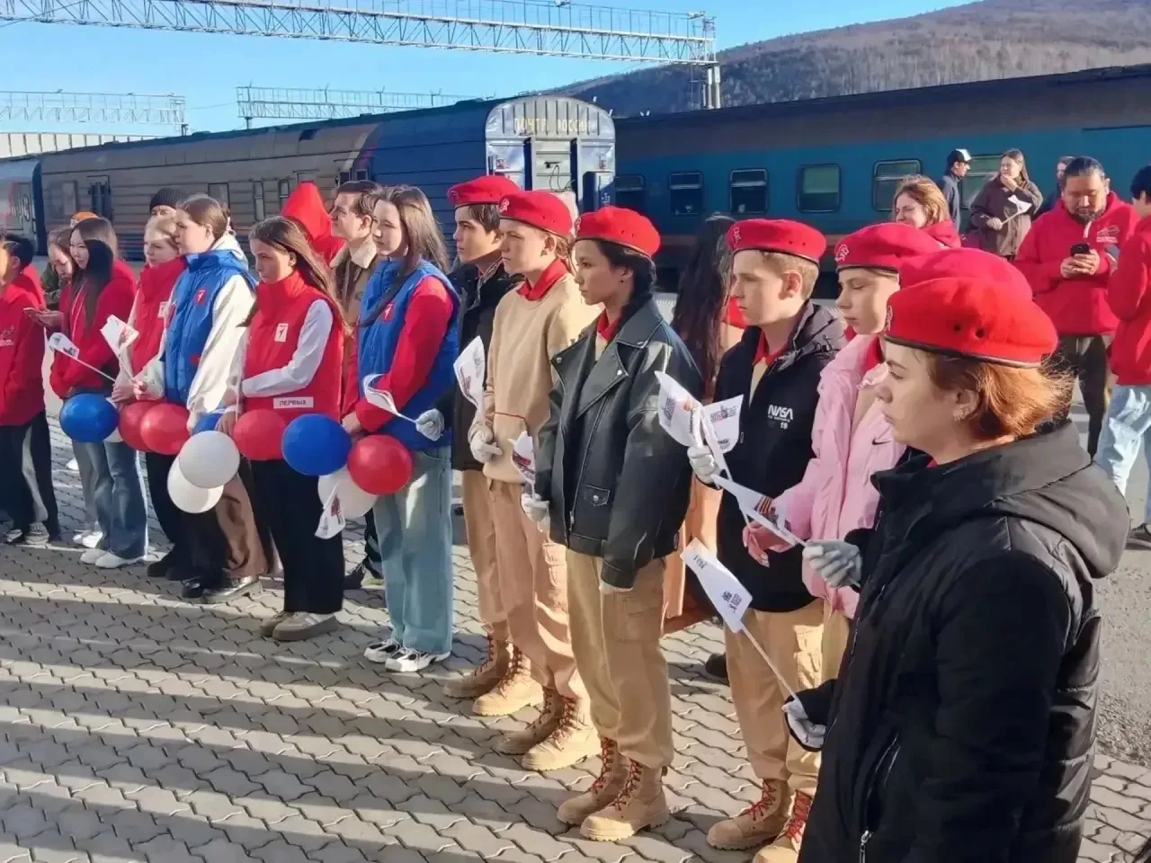 🚂 «Поезд дружбы: вместе к Победе!» — встреча, которая объединяет!