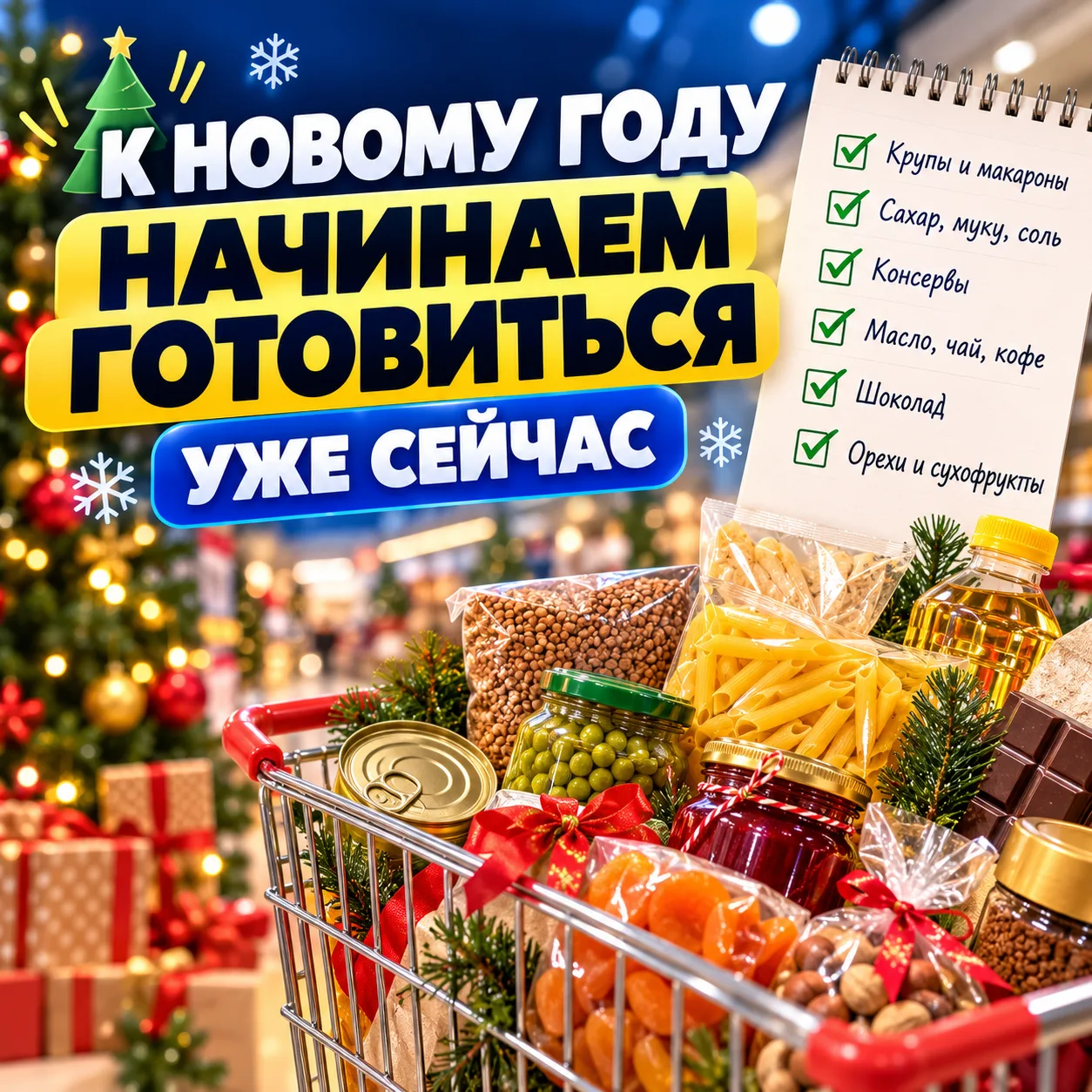 🎄 К НОВОМУ ГОДУ НАЧИНАЕМ ГОТОВИТЬСЯ УЖЕ СЕЙЧАС