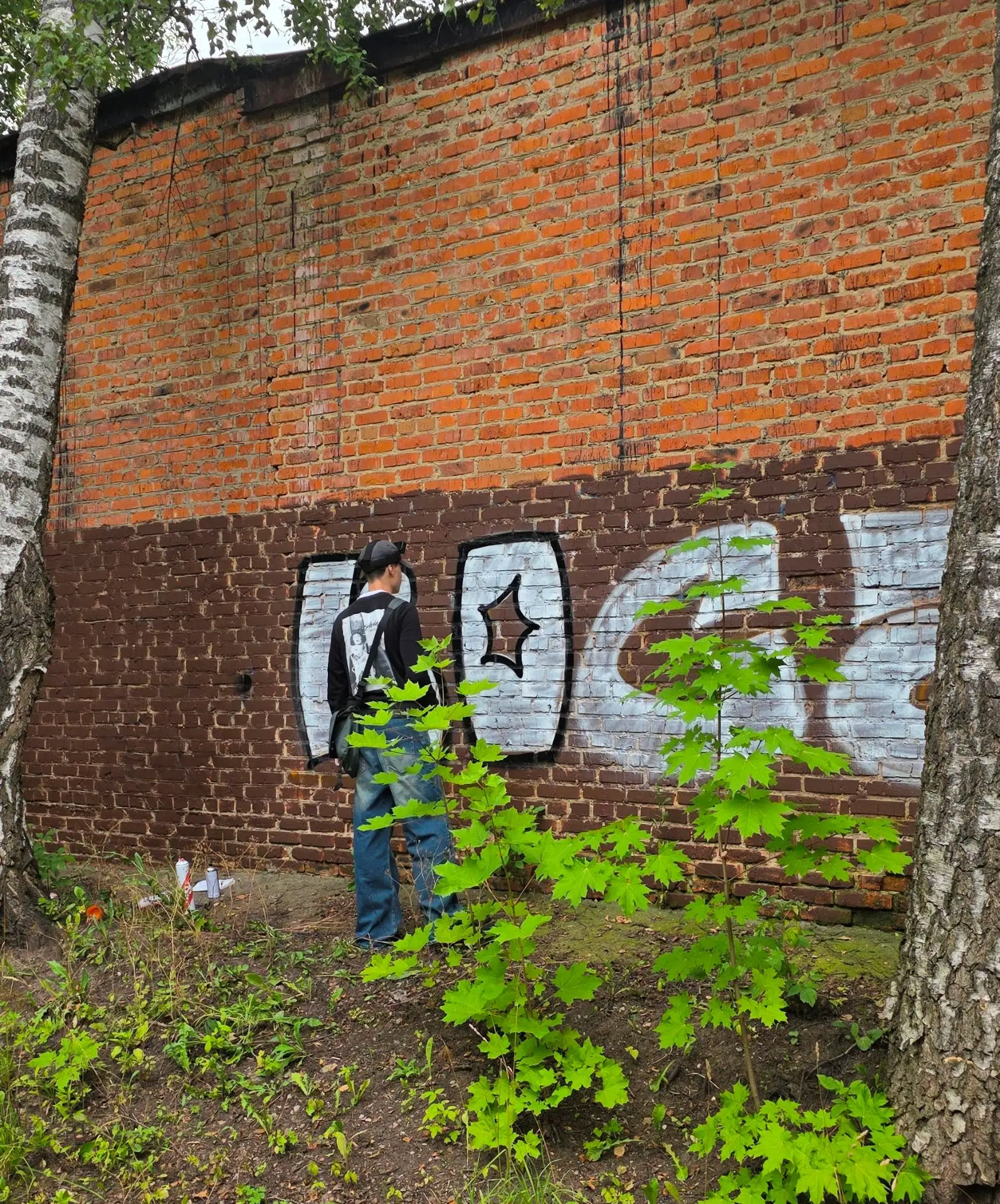 С наступлением теплых деньков, мы облагородили стены ООО «Новомосковскгорводоканала», закрасив непод
