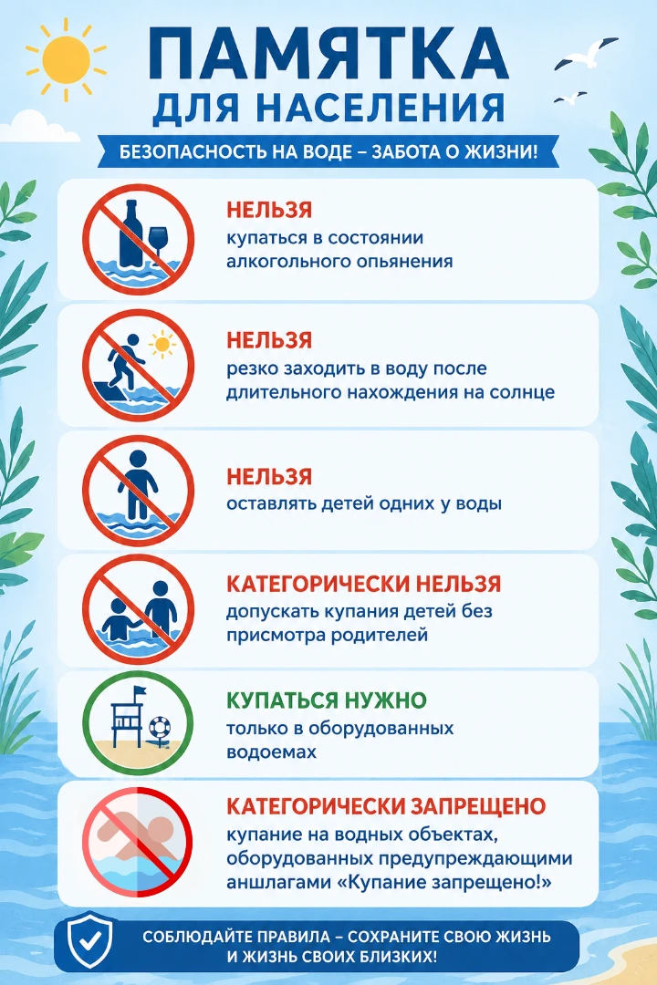 С приходом жаркой солнечной погоды все больше людей — как местных жителей, так и гостей округа — выб