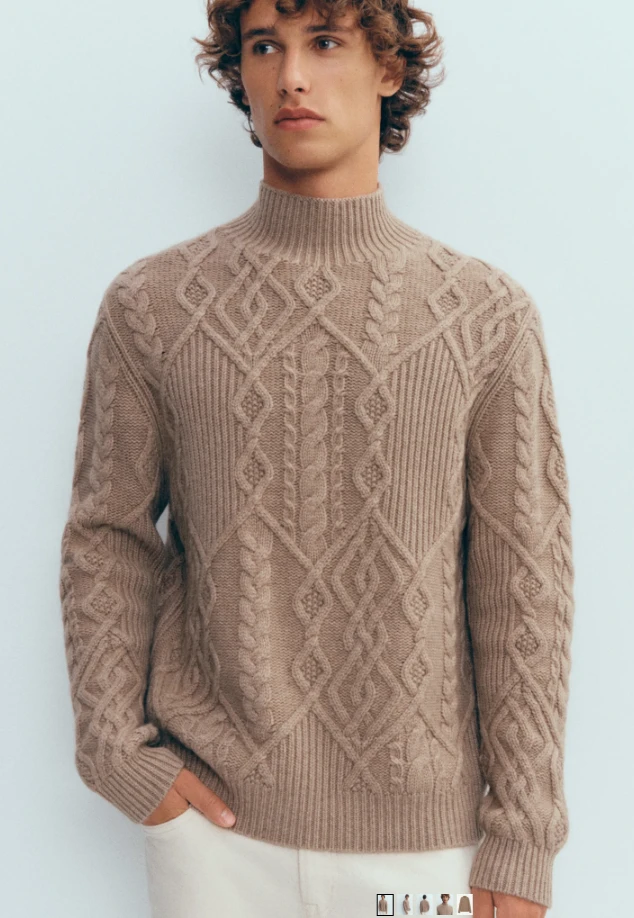 Для вдохновения: арановый свитер от Eric Bompard