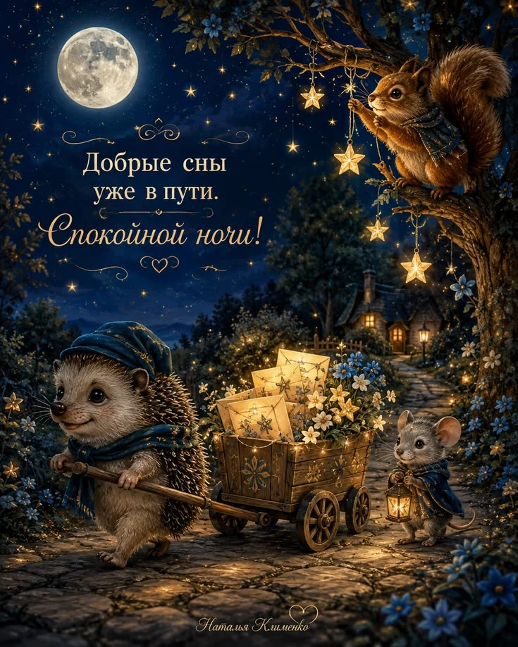 Доброй ночи! Прекрасных и сладких снов! ✨🌙