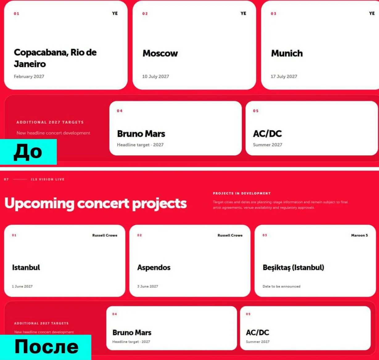 🥀 Канье Уэста  НЕ ПРИВЕЗУТ в Москву — столицу убрали из концертного расписания.