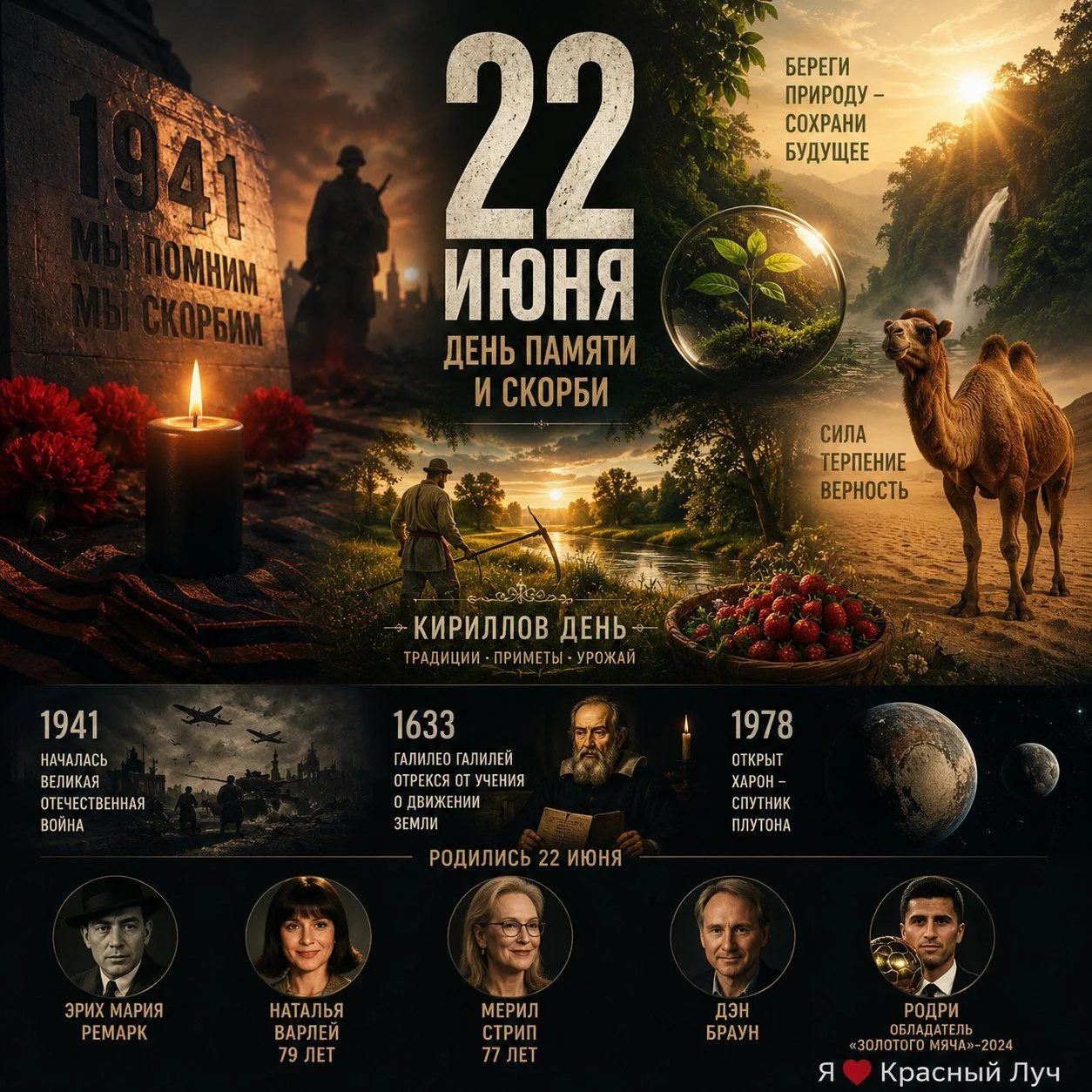 22 июня 2026 года: День памяти, приметы лета и знаменательные даты