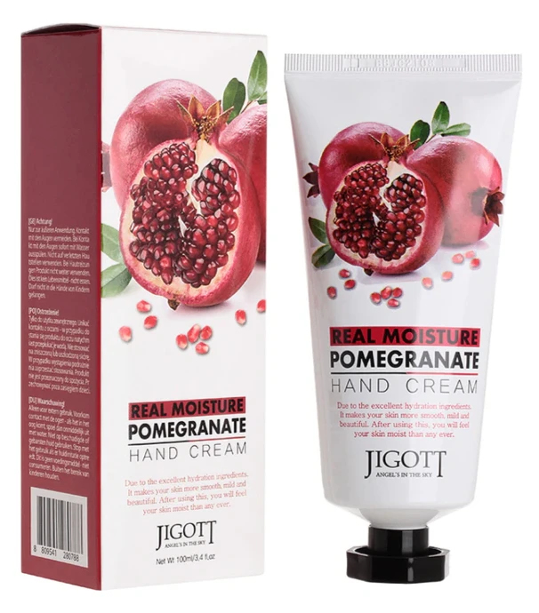 Крем для рук с экстрактом граната Jigott Real Moisture Pomegranate Hand Cream разработан для эффекти