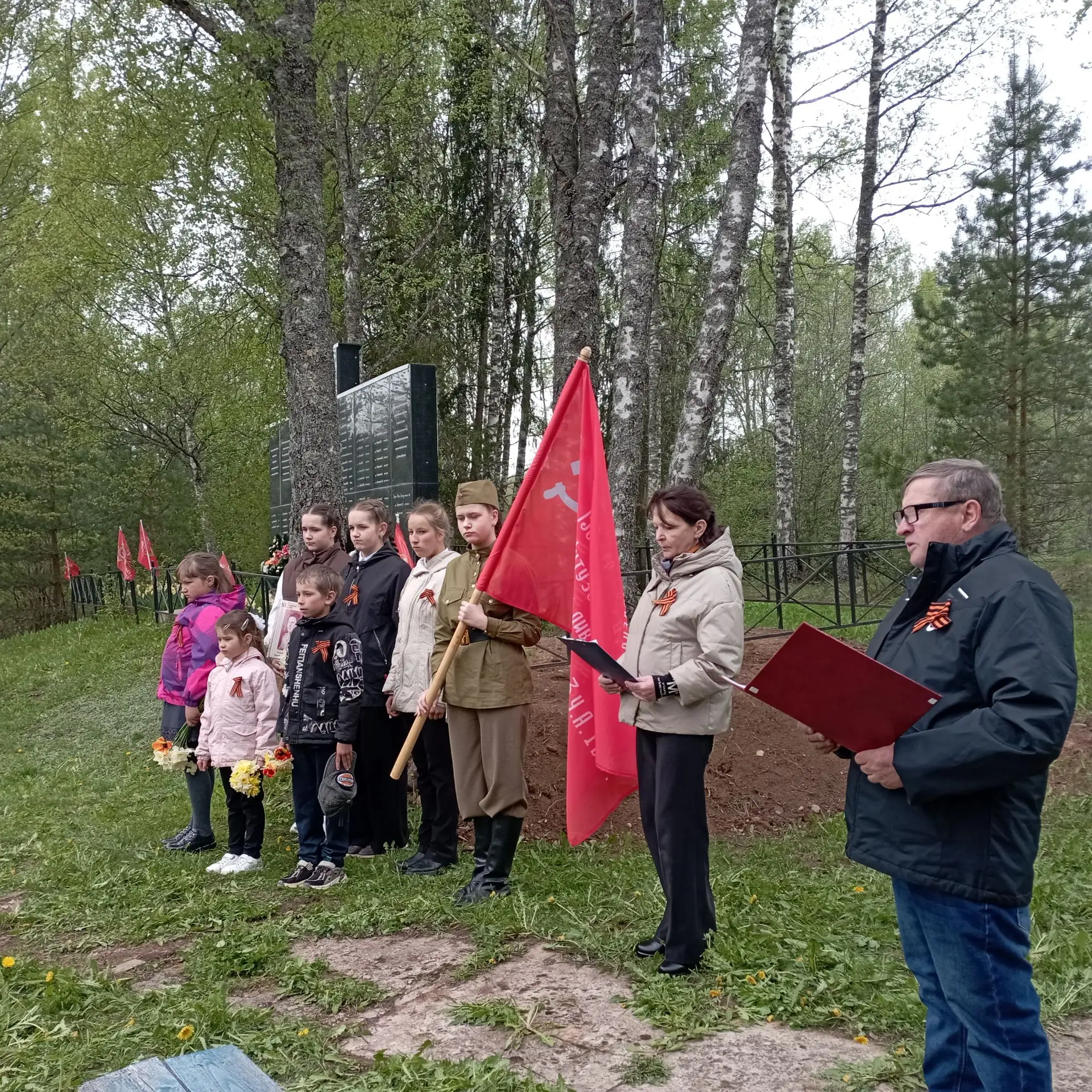 9 мая, в день 81 годовщины  Победы в ВОВ, жители и гости  Аксеновской сельской территор...