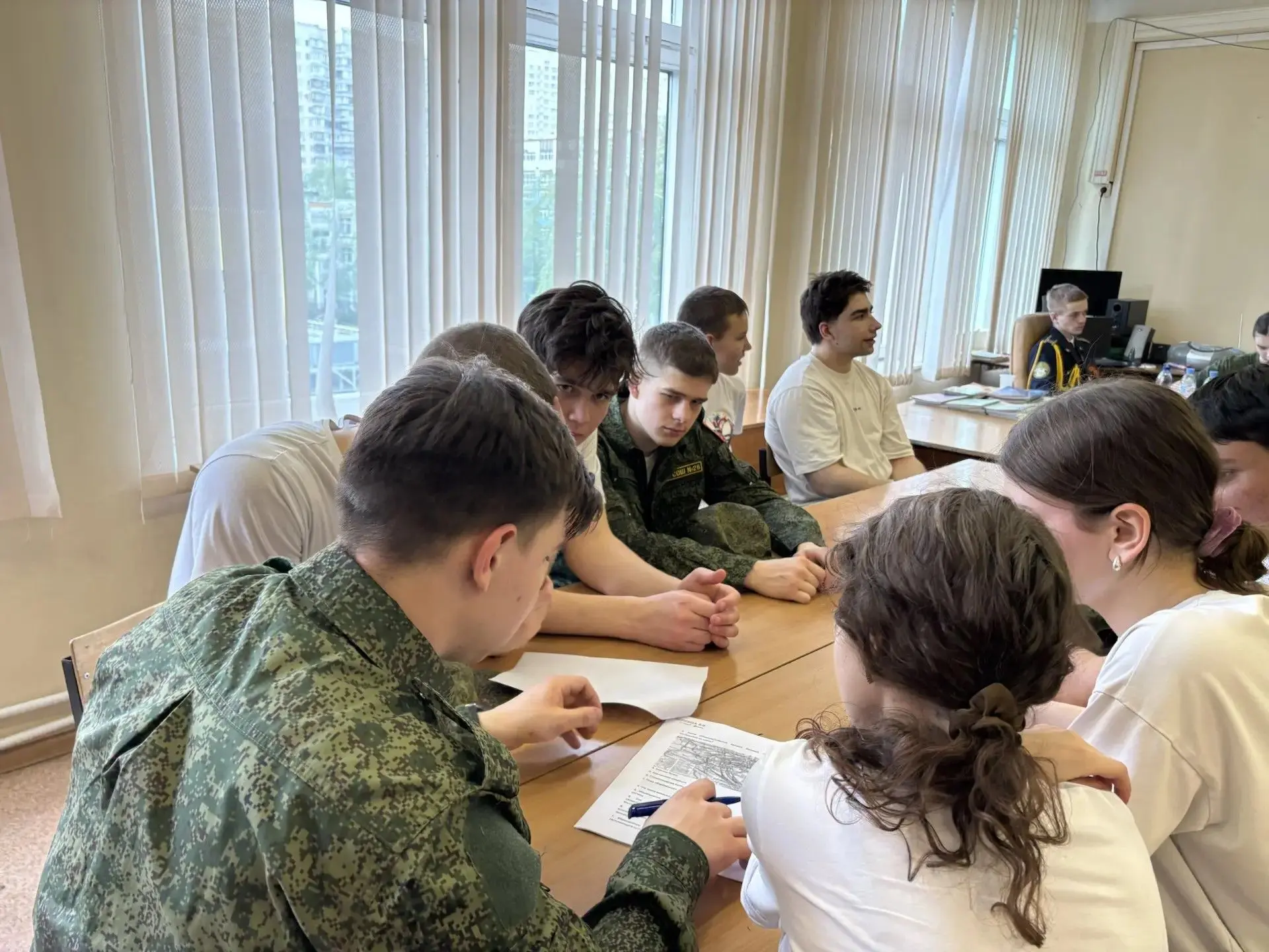 Ученики МОУ СОШ №26 приняли участие в  военно‑патриотической  игре «Зарница 2.0» Ученики нашей школы