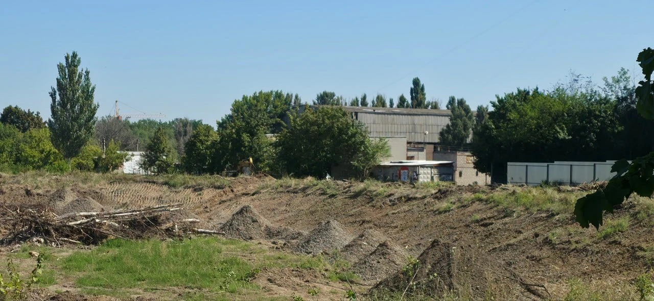 Зелёный уголок возле Дома природы вырубили