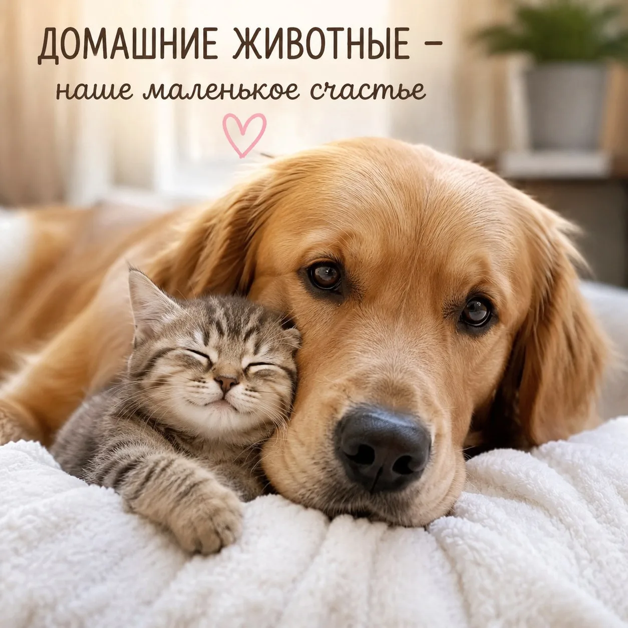 Дом — это место, где живут самые верные друзья!
