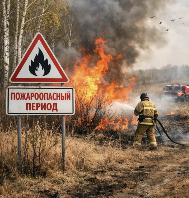В Чувашии с 19 по 25 мая в лесах и на прилегающих территориях сохраняется высокая пожарная опасность